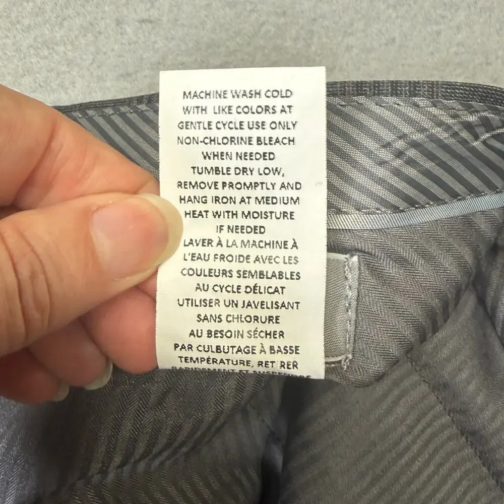 Michael Kors Men's Classic Fit Fall Pattern Pants  Gray 34x34 $95
